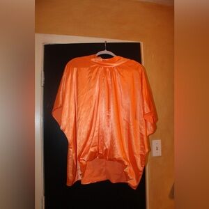 Adrienne London High Tie Neck Bubble Hem Top :)